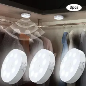 Motion Sensor LED Night Light USB Rechargeable Night Lamp For Kitchen Cabinet Wardrobe Lamp Staircase Wireless Closet Light